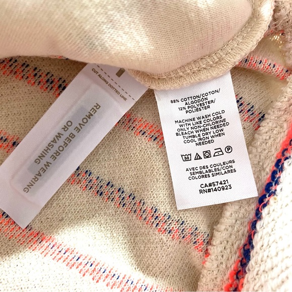 Lou & Grey Stripe Shorts NWTs - Picture 6 of 7